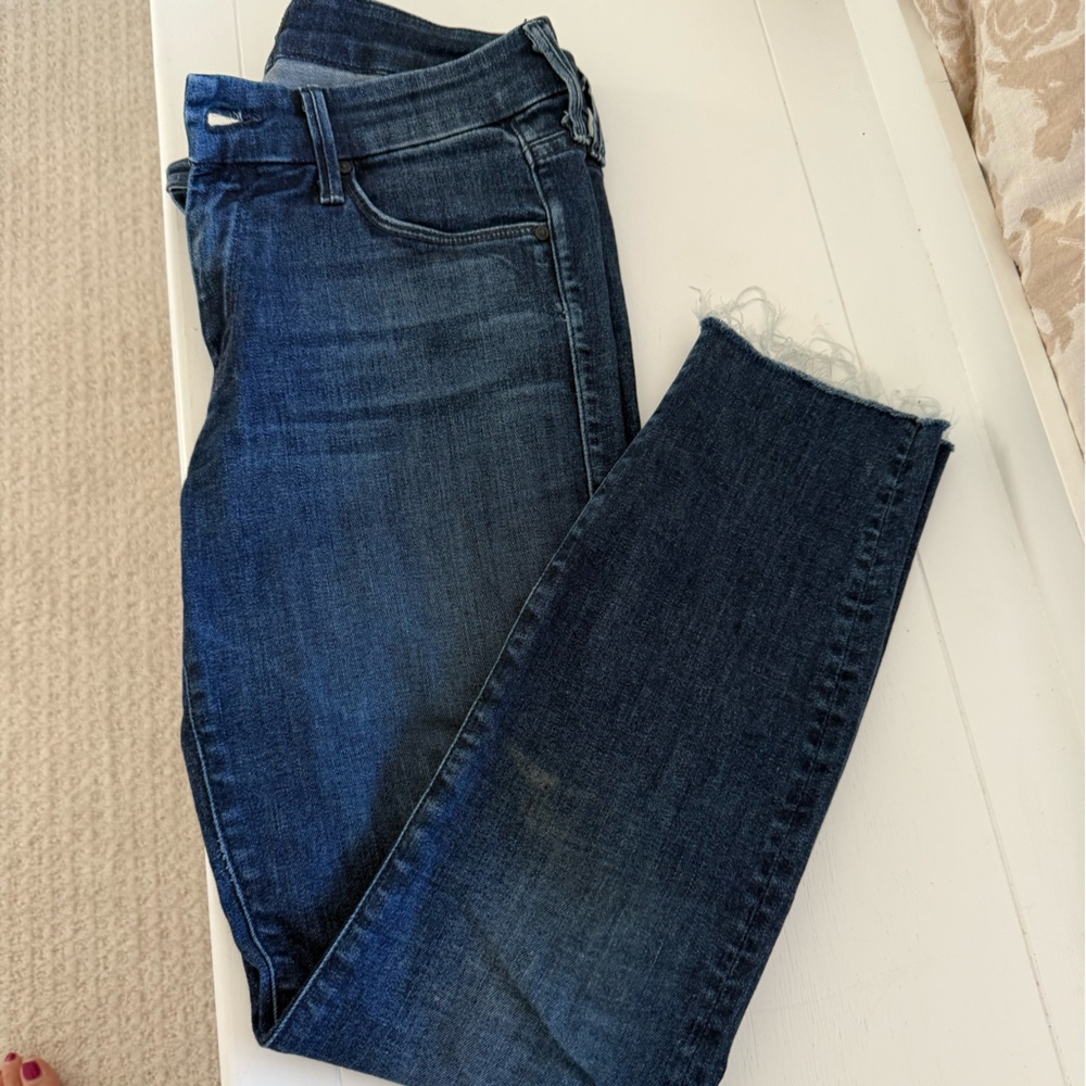 Mother Dark Skinny Jeans Size 26